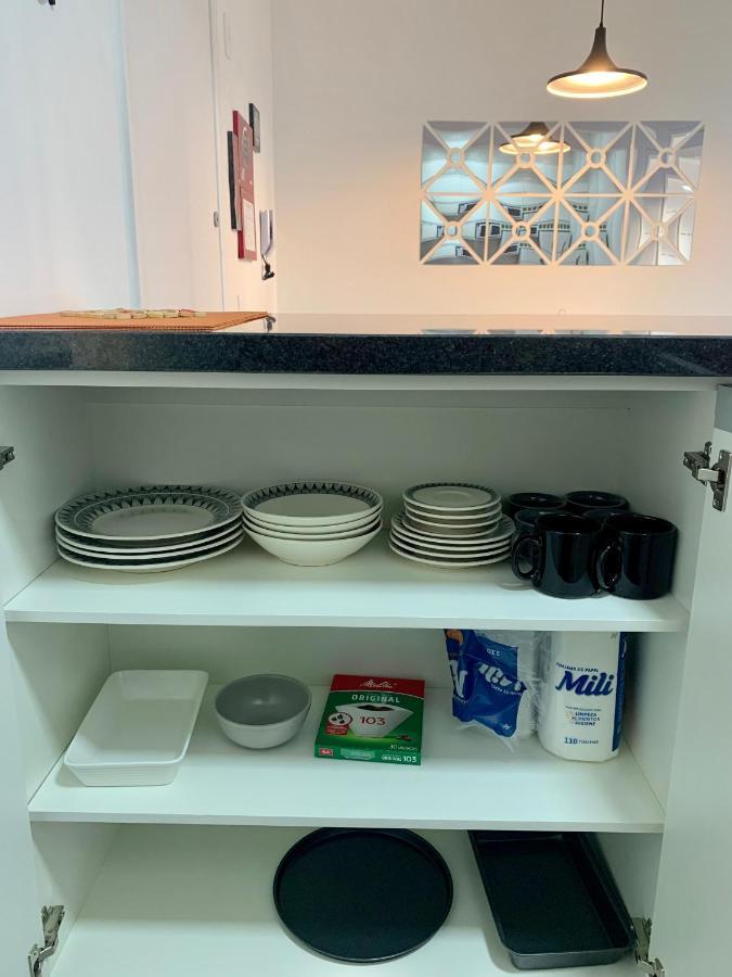 707- Apartamento Encantador, Amplo E Decorado, Quarto, Sala, Cozinha, Mobiliario Moderno, Cozinha Completa Com Utensilios , Excelente Vista Da Cidade E Localizacao Privelegiada No Bairro Bigorrilho Curitiba Bagian luar foto