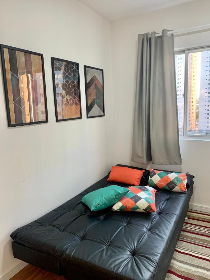 707- Apartamento Encantador, Amplo E Decorado, Quarto, Sala, Cozinha, Mobiliario Moderno, Cozinha Completa Com Utensilios , Excelente Vista Da Cidade E Localizacao Privelegiada No Bairro Bigorrilho Curitiba Bagian luar foto